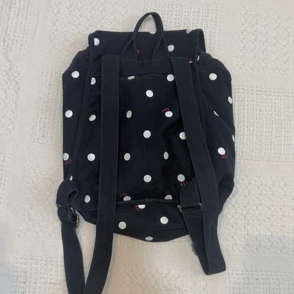 unisex Abercrombie & Fitch cotton drawstring polka dot backpack BT 3010 - Picture 6 of 10